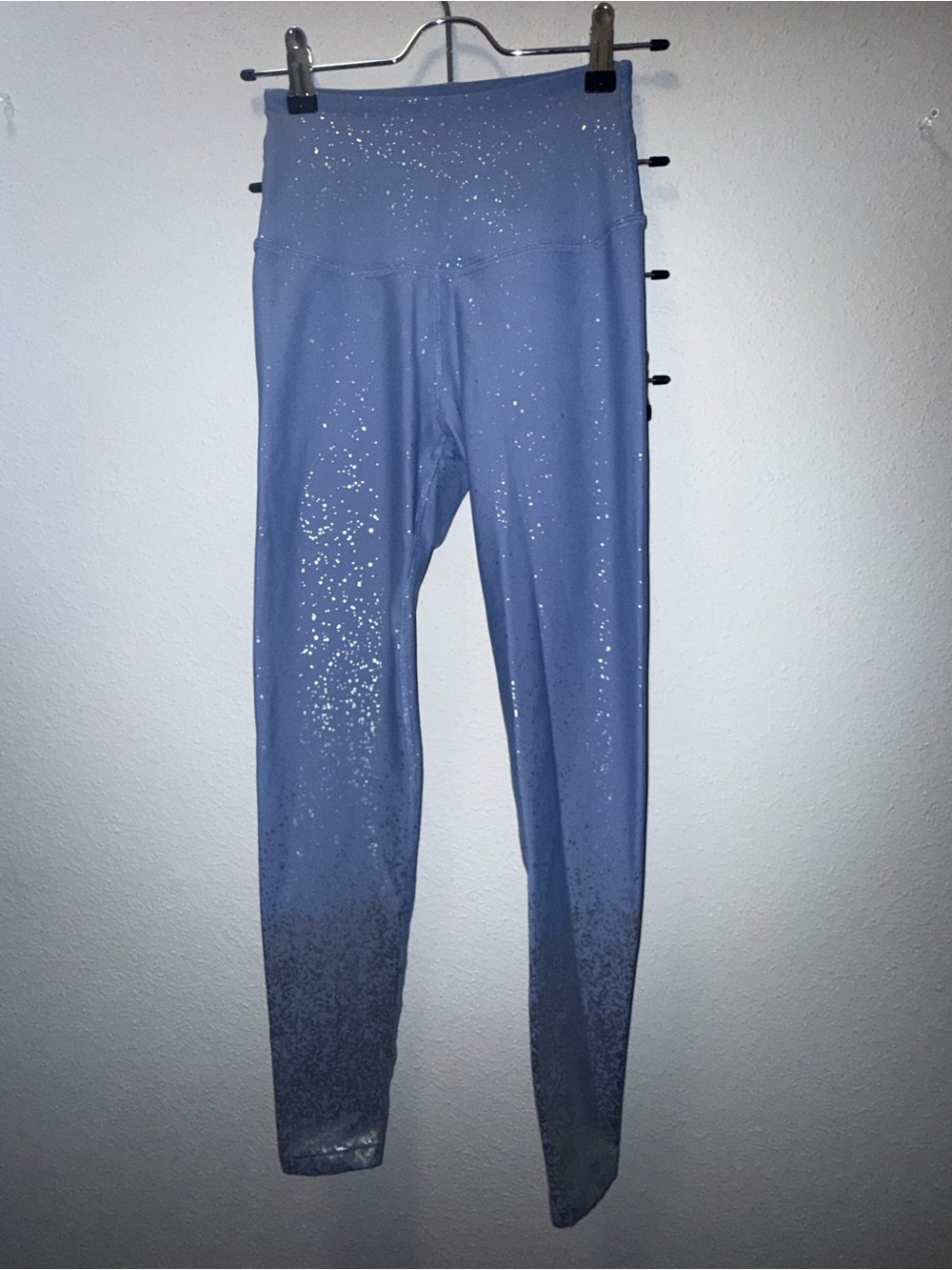 Beyond Yoga Light Blue Sparkle Leggings